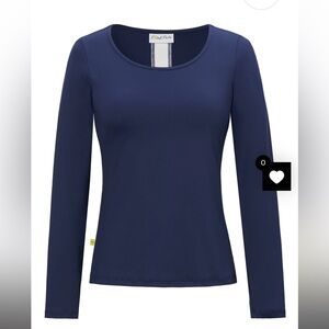 L’Oeuf Poché like new biking tennis running activewear long sleeve top